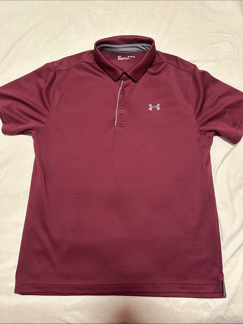 Under Armour Men’s Burgundy Performance Polo XL